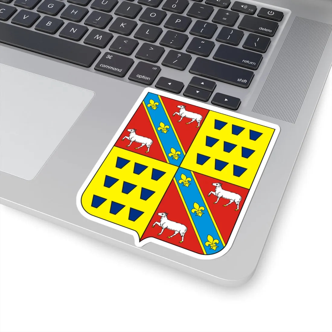 COA Baron of Abiaí (Brazil) (Coat of Arms) STICKER Vinyl Kiss-Cut Decal - The Sticker Space
