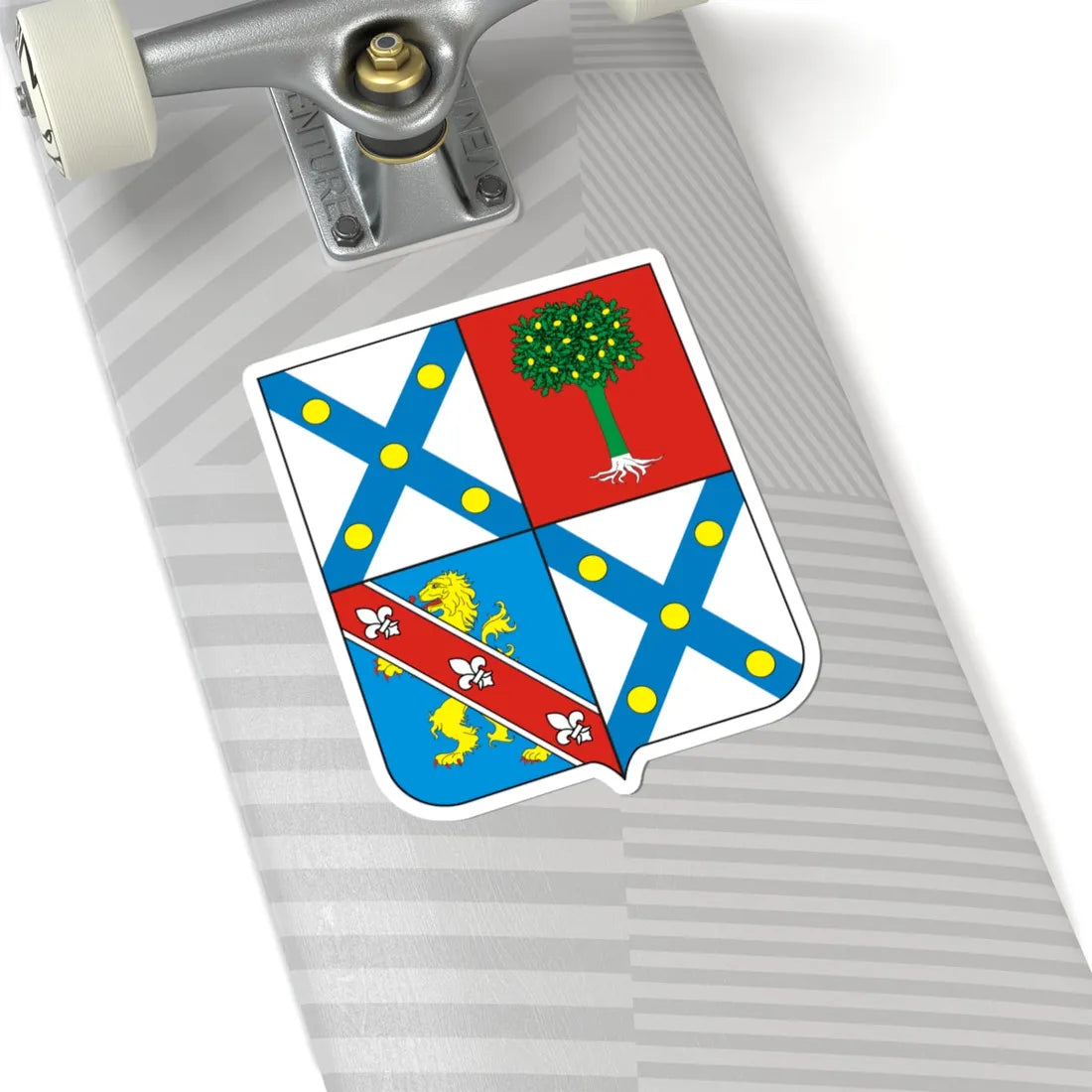 COA Baron of Alegrete (Brazil) (Coat of Arms) STICKER Vinyl Kiss-Cut Decal - The Sticker Space