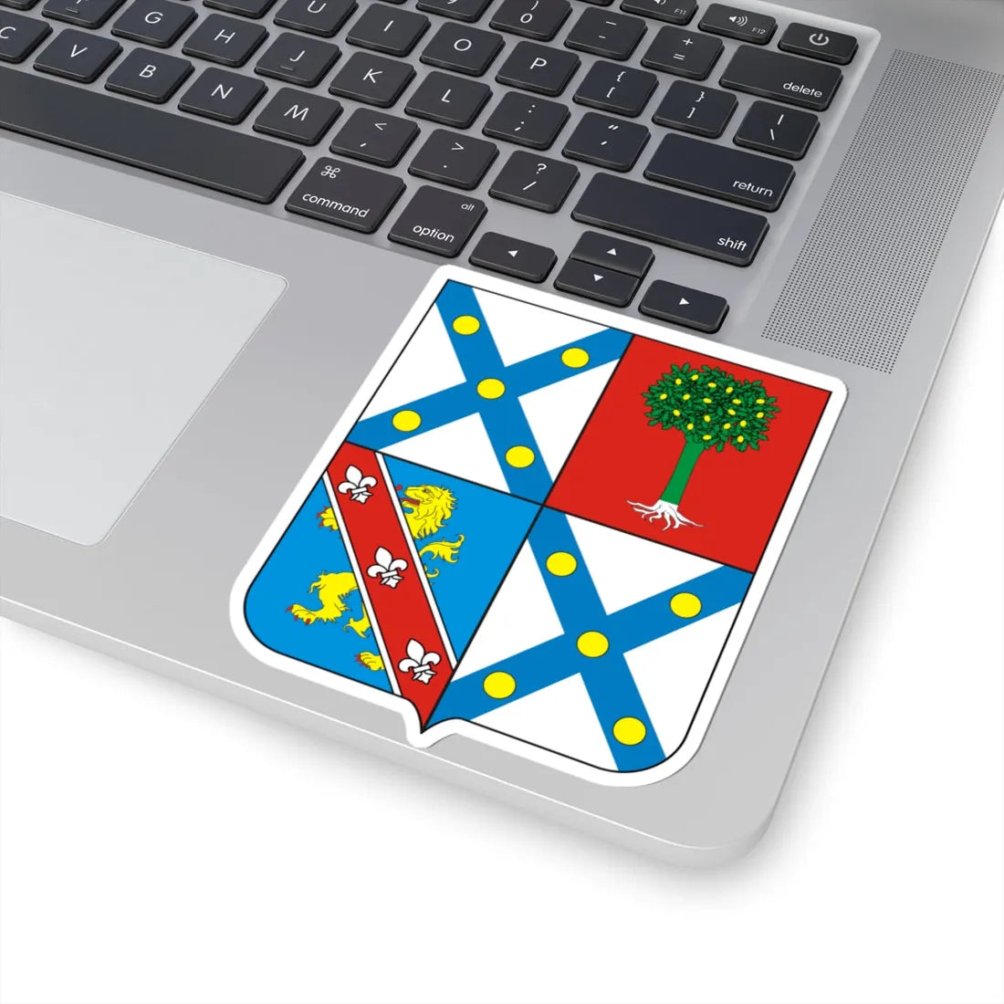 COA Baron of Alegrete (Brazil) (Coat of Arms) STICKER Vinyl Kiss-Cut Decal - The Sticker Space