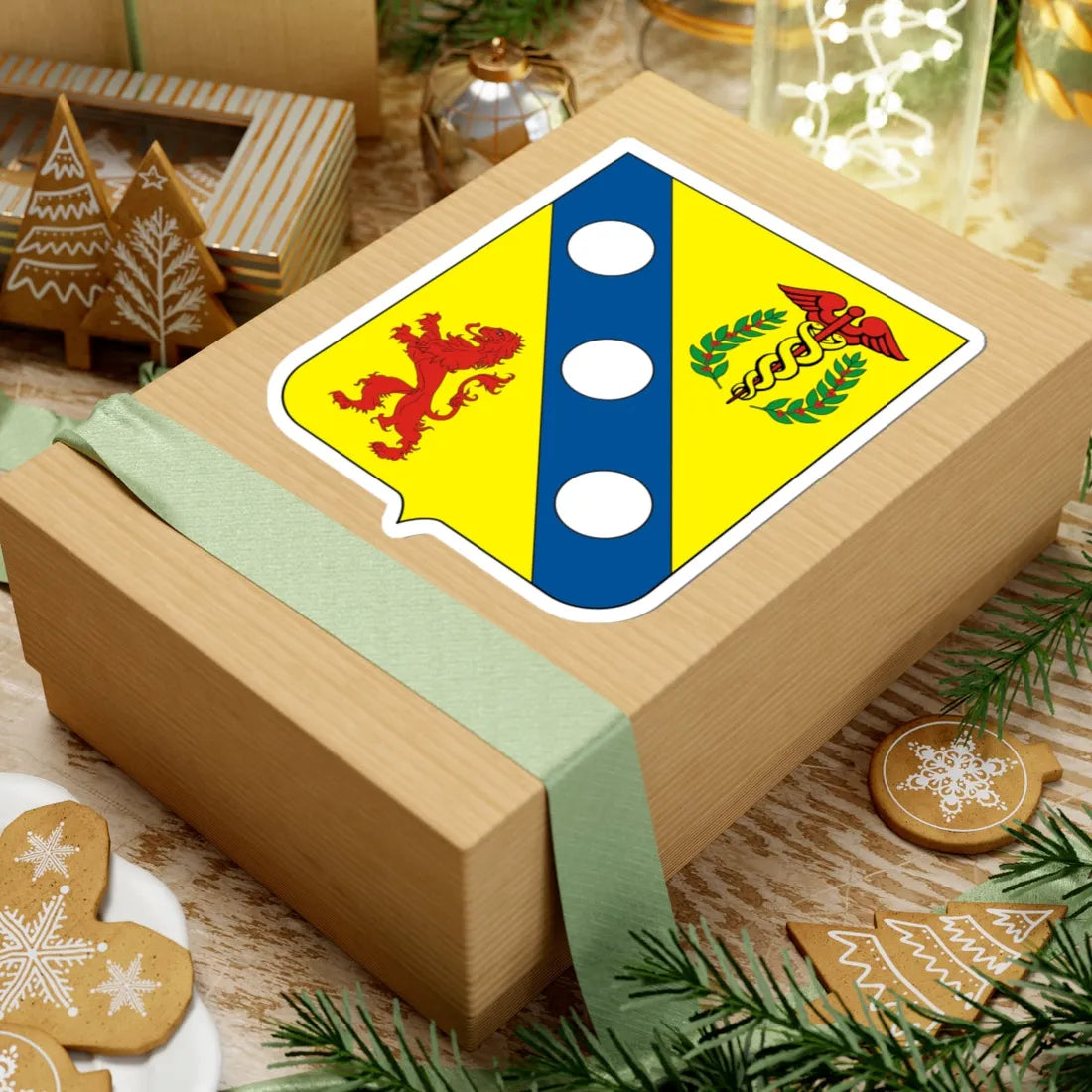 COA Baron of Almeida Ramos (Brazil) (Coat of Arms) STICKER Vinyl Kiss-Cut Decal - The Sticker Space