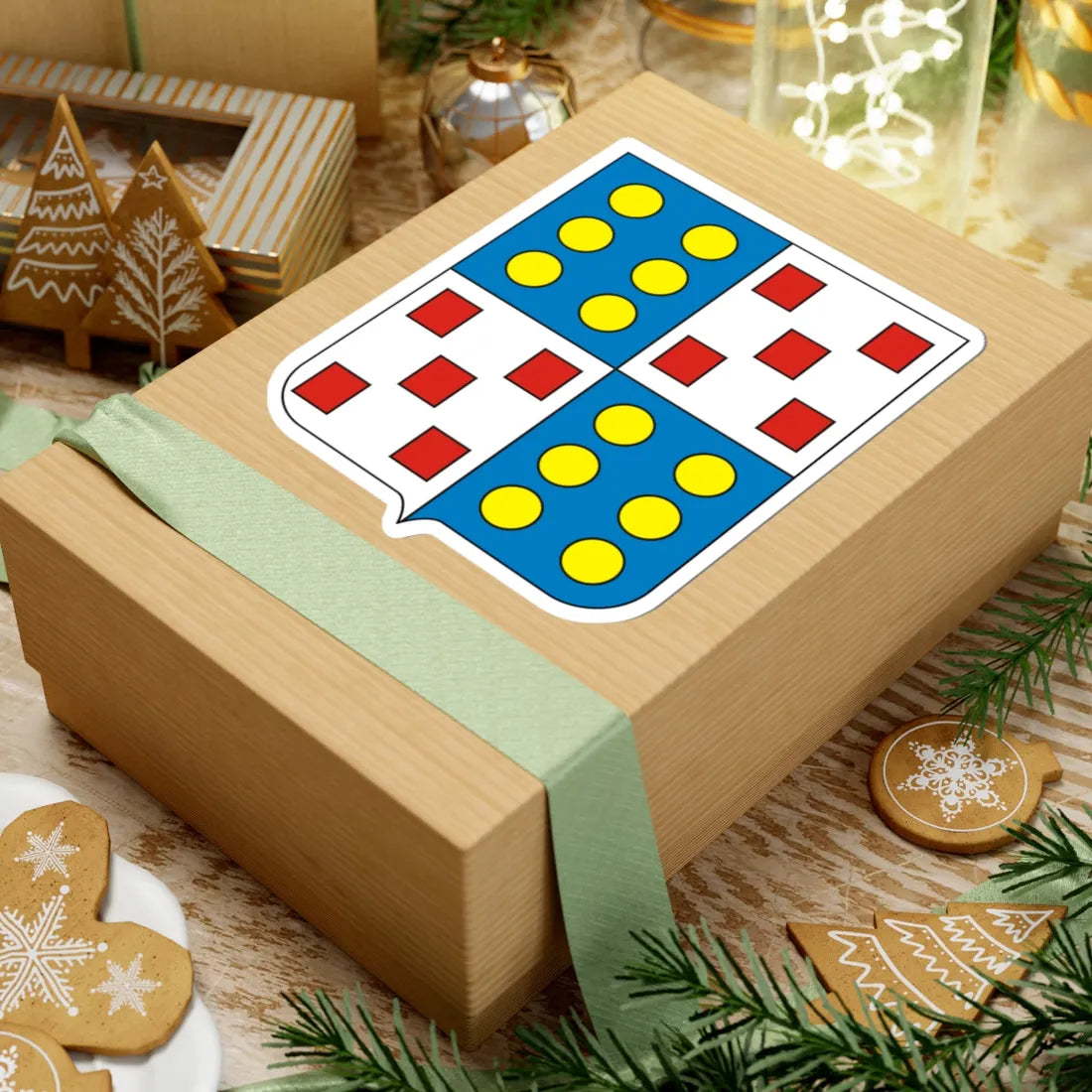 COA Baron of Benfica (Brazil) (Coat of Arms) STICKER Vinyl Kiss-Cut Decal - The Sticker Space