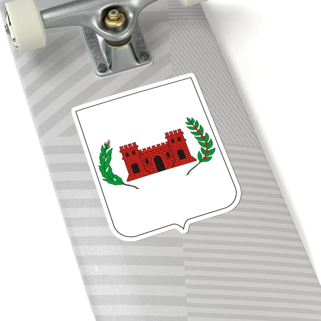 COA Baron of Castelo (Brazil) (Coat of Arms) STICKER Vinyl Kiss-Cut Decal - The Sticker Space