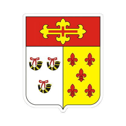 COA Baron of Estrela (Brazil) (Coat of Arms) STICKER Vinyl Kiss-Cut Decal 6 Inch White - The Sticker Space