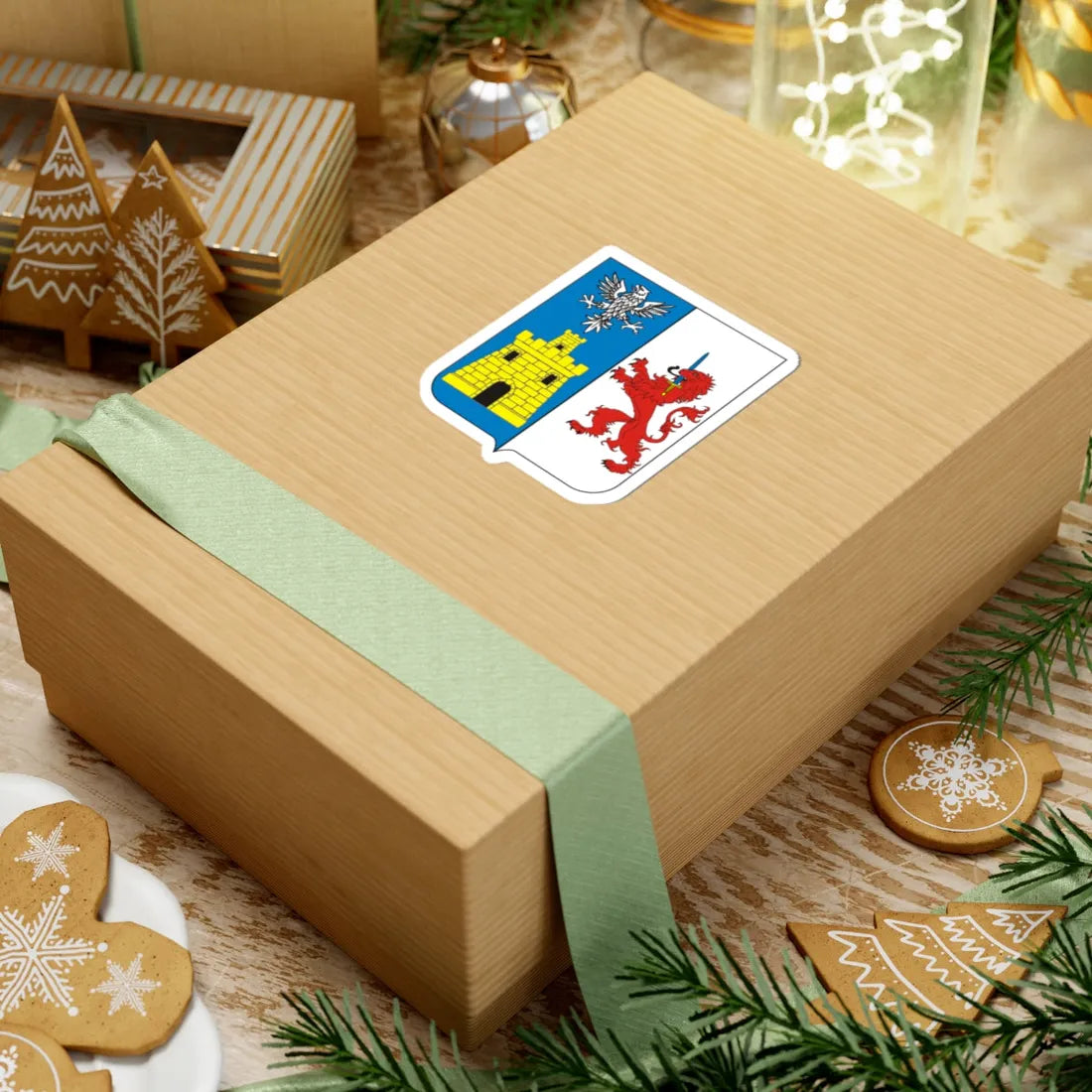 COA Baron of Fonseca (Brazil) (Coat of Arms) STICKER Vinyl Kiss-Cut Decal - The Sticker Space