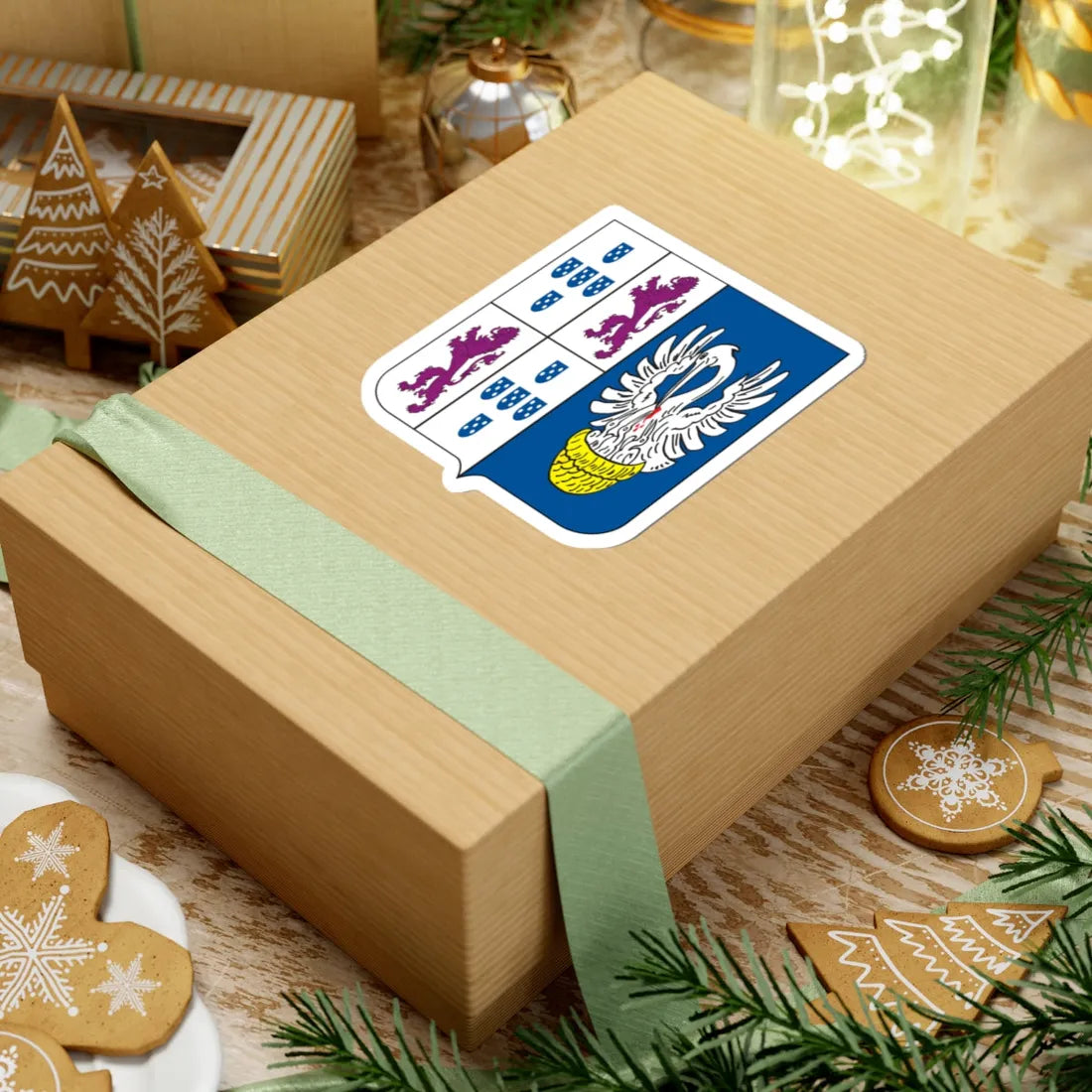 COA Baron of Gurupi (Brazil) (Coat of Arms) STICKER Vinyl Kiss-Cut Decal - The Sticker Space