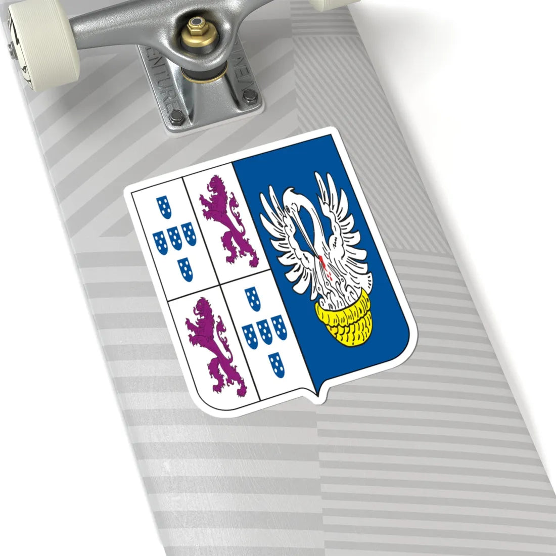 COA Baron of Gurupi (Brazil) (Coat of Arms) STICKER Vinyl Kiss-Cut Decal - The Sticker Space