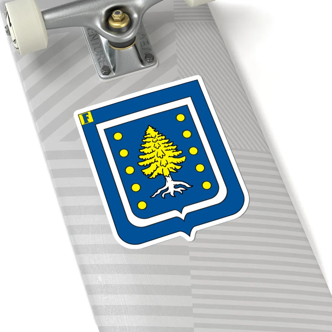 COA Baron of Ipiabas (Brazil) (Coat of Arms) STICKER Vinyl Kiss-Cut Decal - The Sticker Space