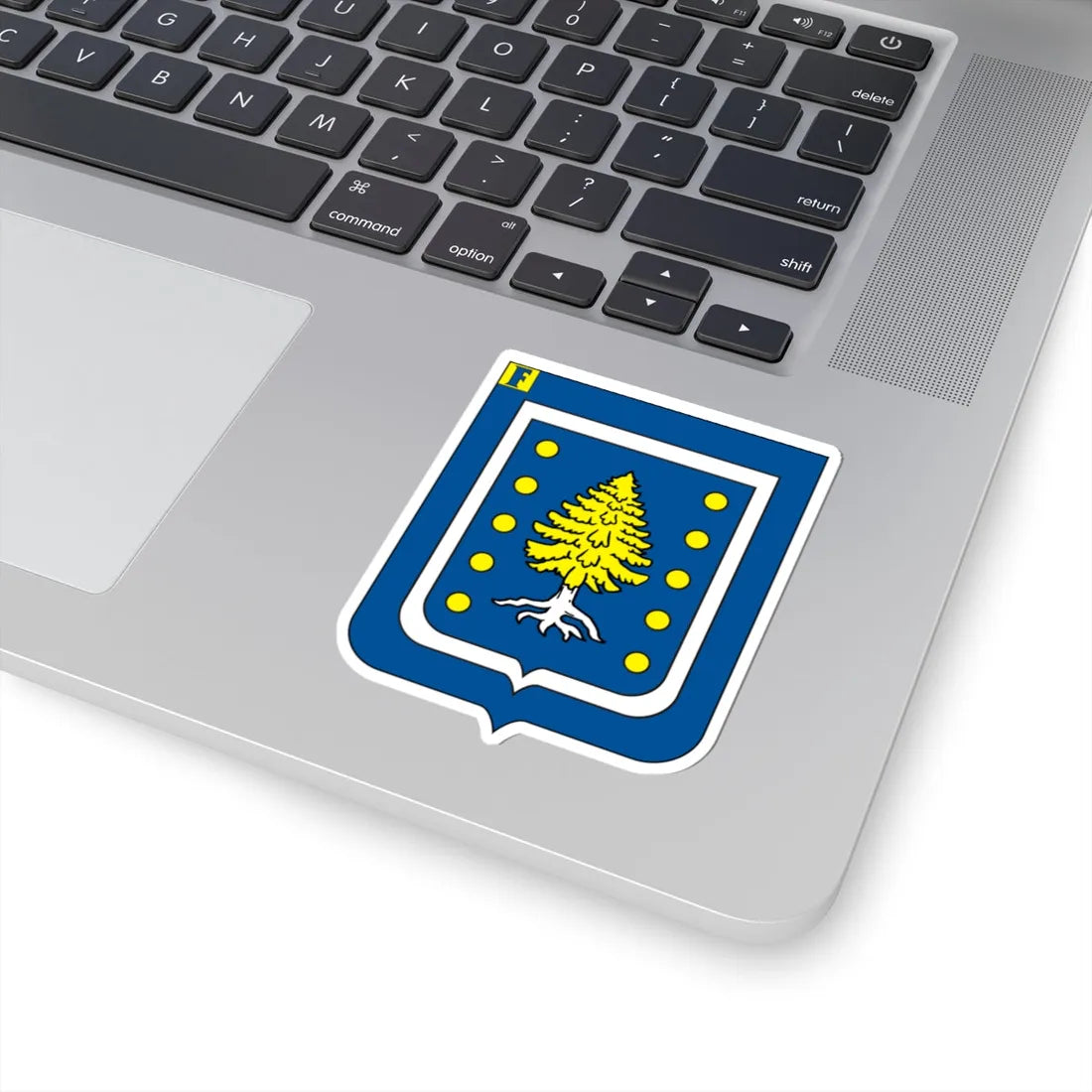 COA Baron of Ipiabas (Brazil) (Coat of Arms) STICKER Vinyl Kiss-Cut Decal - The Sticker Space