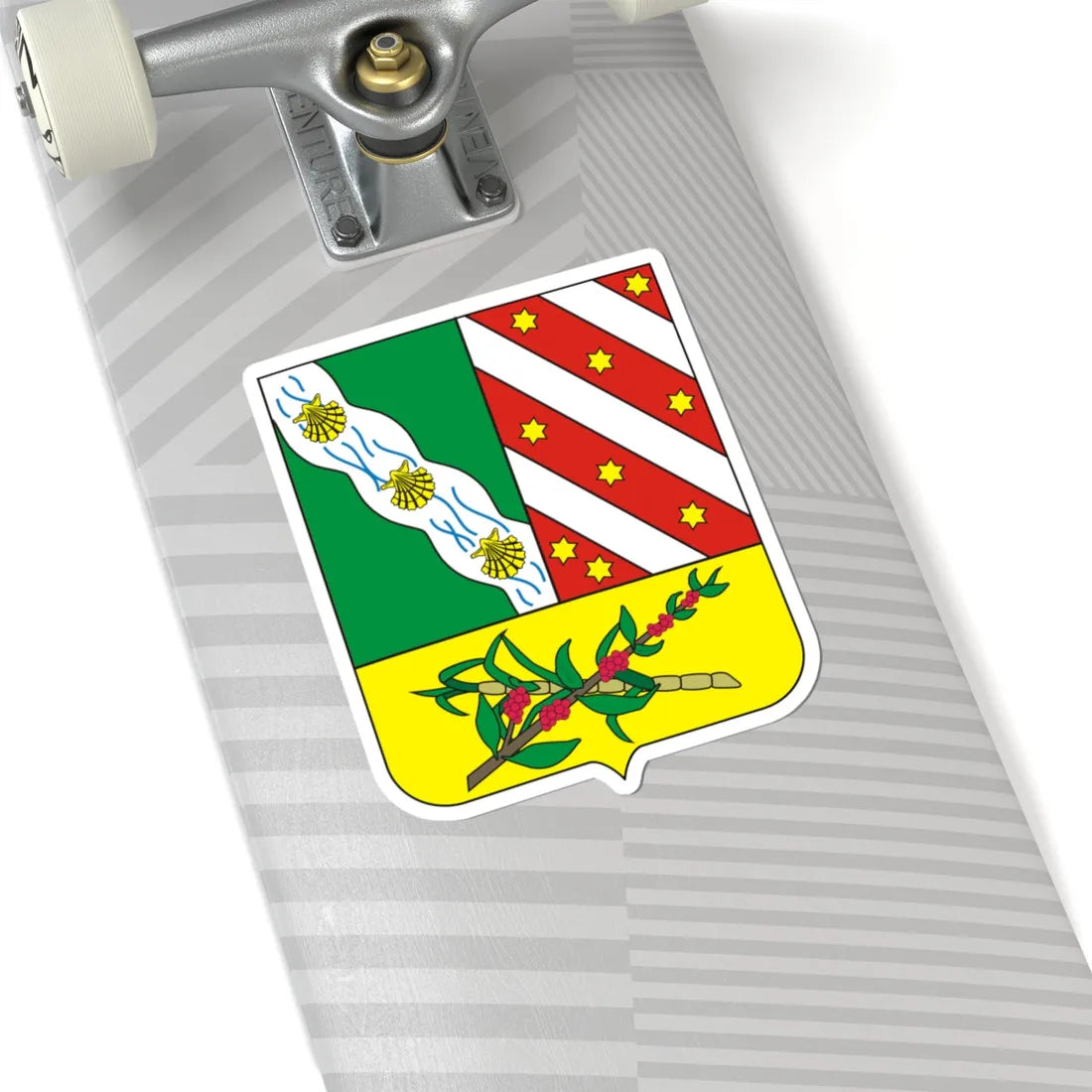 COA Baron of Ipojuca (Brazil) (Coat of Arms) STICKER Vinyl Kiss-Cut Decal - The Sticker Space
