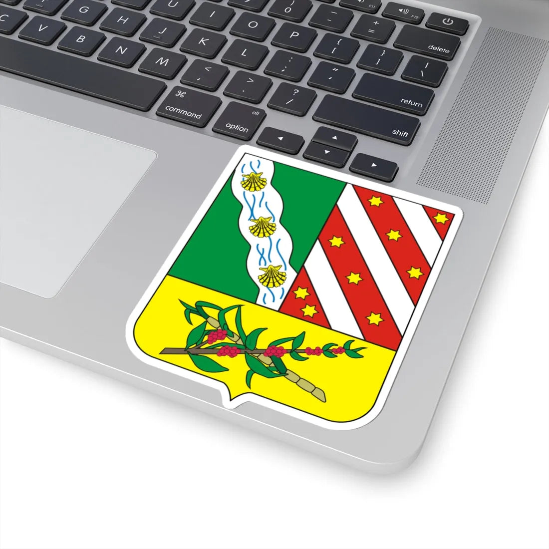 COA Baron of Ipojuca (Brazil) (Coat of Arms) STICKER Vinyl Kiss-Cut Decal - The Sticker Space
