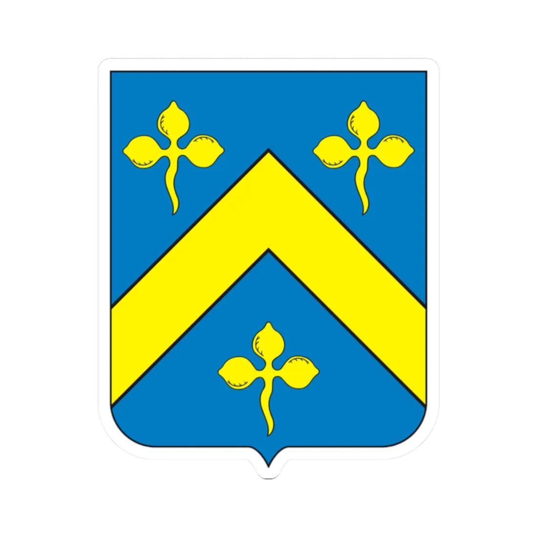 COA Baron of Itamarati (Brazil) (Coat of Arms) STICKER Vinyl Kiss-Cut Decal 2 Inch White - The Sticker Space