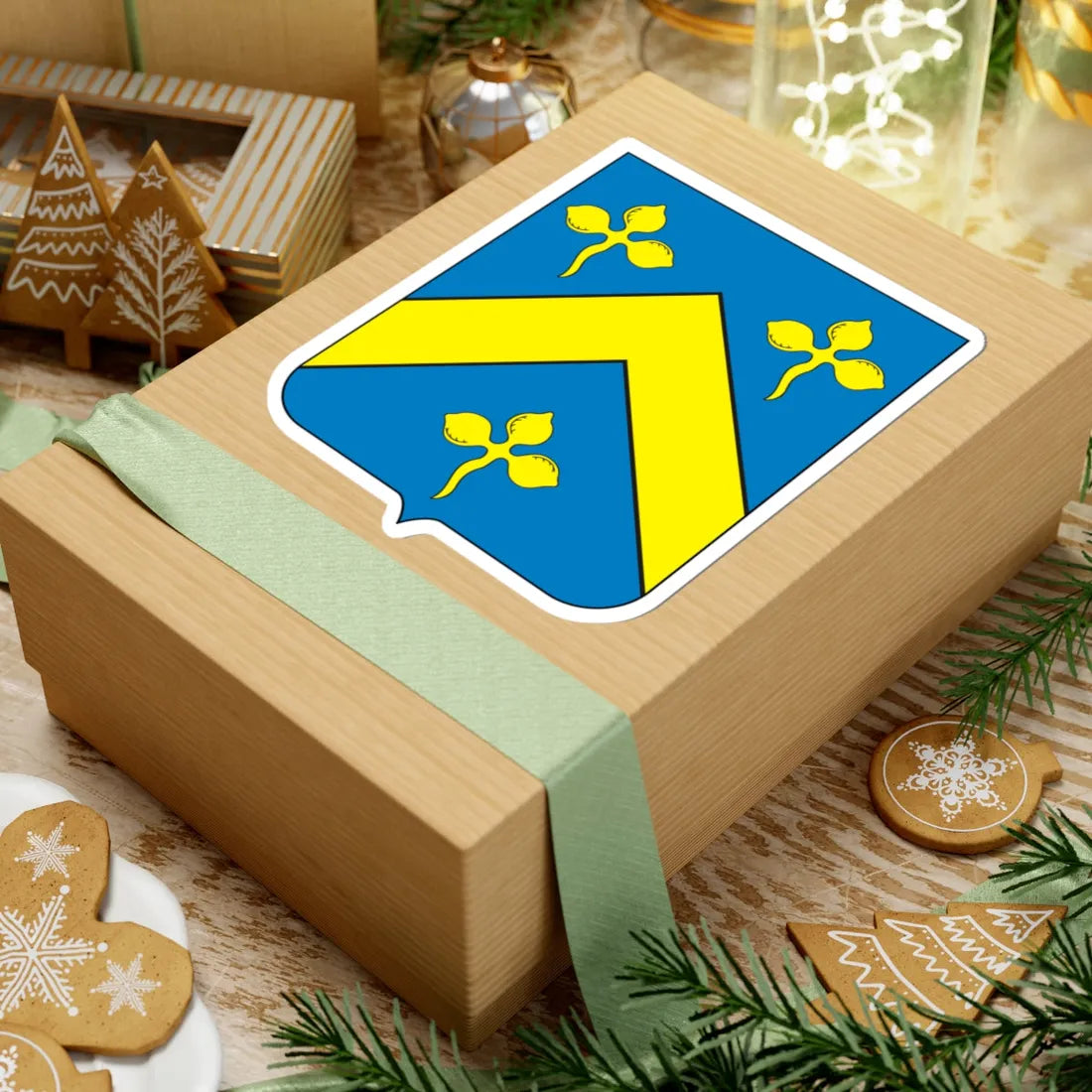 COA Baron of Itamarati (Brazil) (Coat of Arms) STICKER Vinyl Kiss-Cut Decal - The Sticker Space