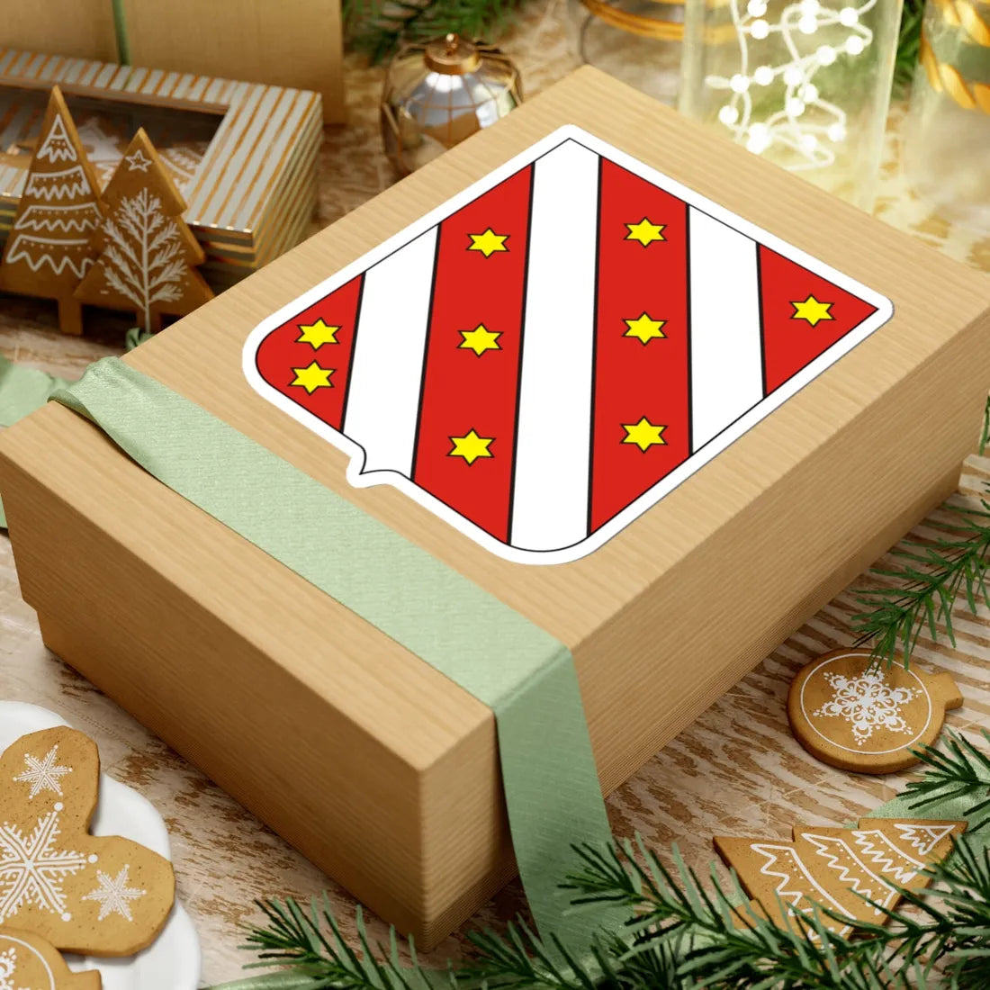 COA Baron of Itu (Brazil) (Coat of Arms) STICKER Vinyl Kiss-Cut Decal - The Sticker Space