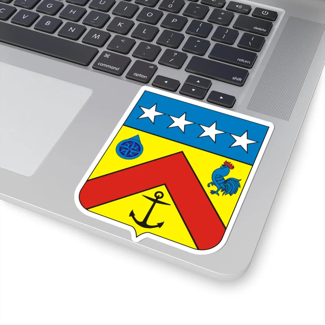 COA Baron of Laguna (Brazil) (Coat of Arms) STICKER Vinyl Kiss-Cut Decal - The Sticker Space