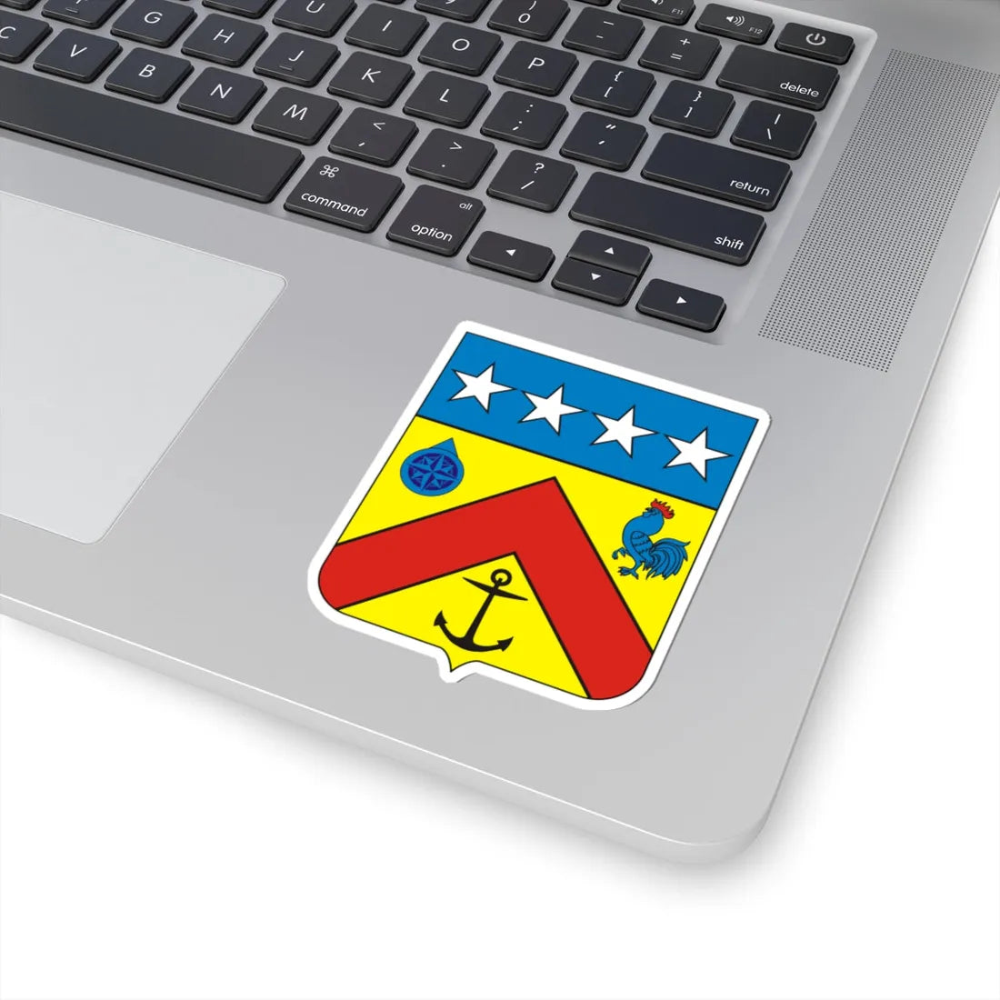 COA Baron of Laguna (Brazil) (Coat of Arms) STICKER Vinyl Kiss-Cut Decal - The Sticker Space