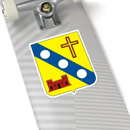 COA Baron of Macabu (Brazil) (Coat of Arms) STICKER Vinyl Kiss-Cut Decal - The Sticker Space