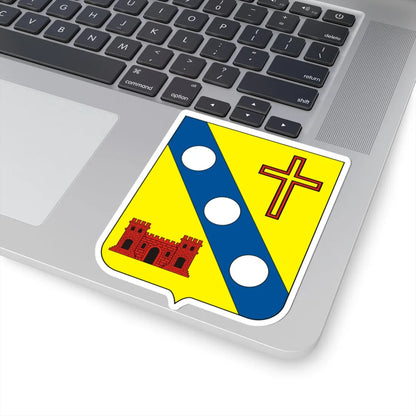 COA Baron of Macabu (Brazil) (Coat of Arms) STICKER Vinyl Kiss-Cut Decal - The Sticker Space