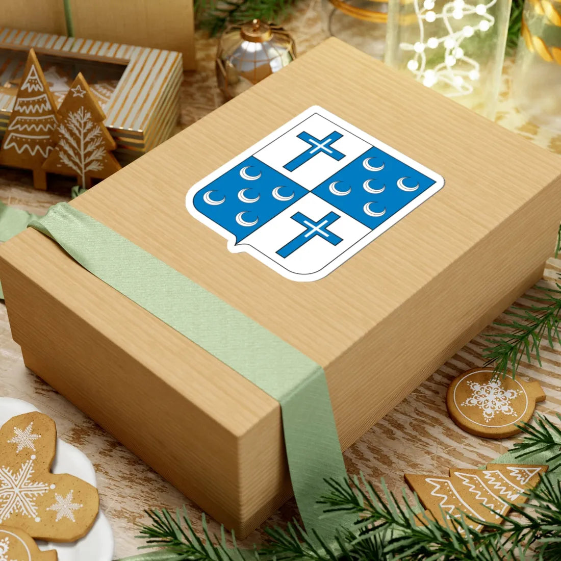 COA Baron of Muriaé (Brazil) (Coat of Arms) STICKER Vinyl Kiss-Cut Decal - The Sticker Space