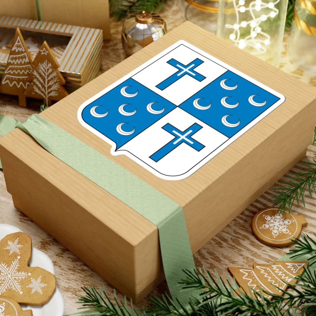 COA Baron of Muriaé (Brazil) (Coat of Arms) STICKER Vinyl Kiss-Cut Decal - The Sticker Space