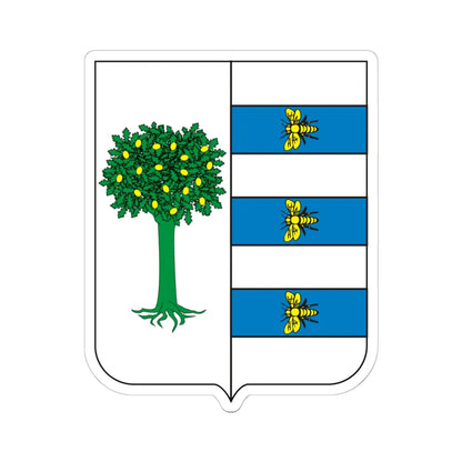 COA Baron of Ouricuri (Brazil) (Coat of Arms) STICKER Vinyl Kiss-Cut Decal 6 Inch White - The Sticker Space