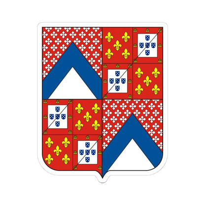 COA Baron of Pirapama (Brazil) (Coat of Arms) STICKER Vinyl Kiss-Cut Decal 4 Inch White - The Sticker Space