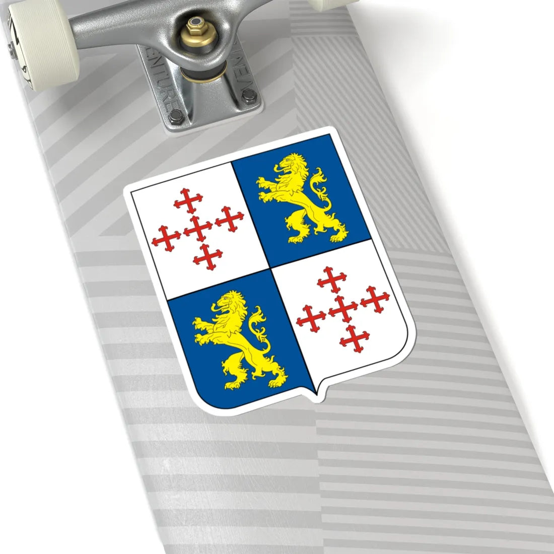 COA Baron of Quartim (Brazil) (Coat of Arms) STICKER Vinyl Kiss-Cut Decal - The Sticker Space