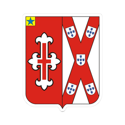 COA Baron of Rio Bonito (Brazil) (Coat of Arms) STICKER Vinyl Kiss-Cut Decal 3 Inch White - The Sticker Space