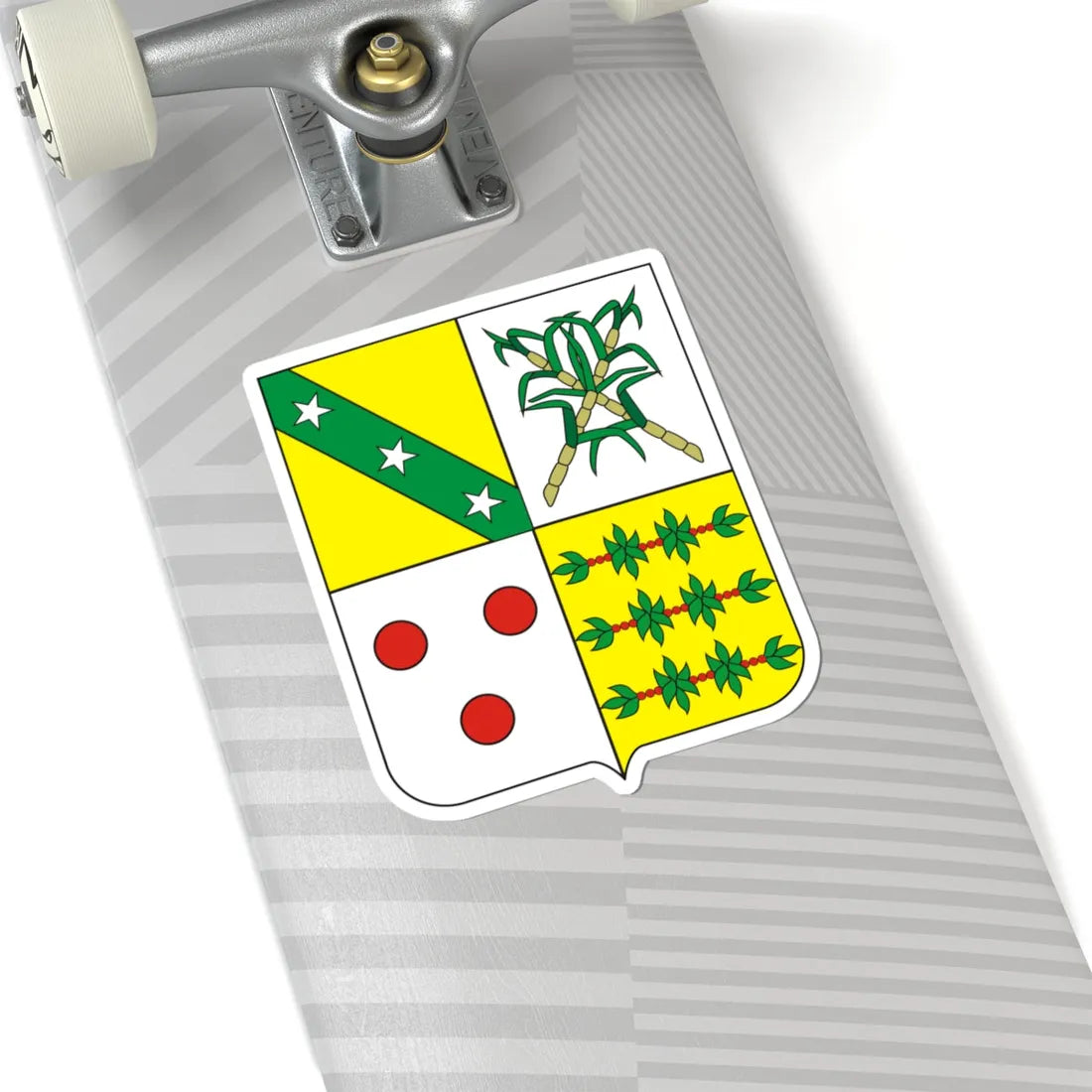 COA Baron of Santa Clara (Brazil) (Coat of Arms) STICKER Vinyl Kiss-Cut Decal - The Sticker Space