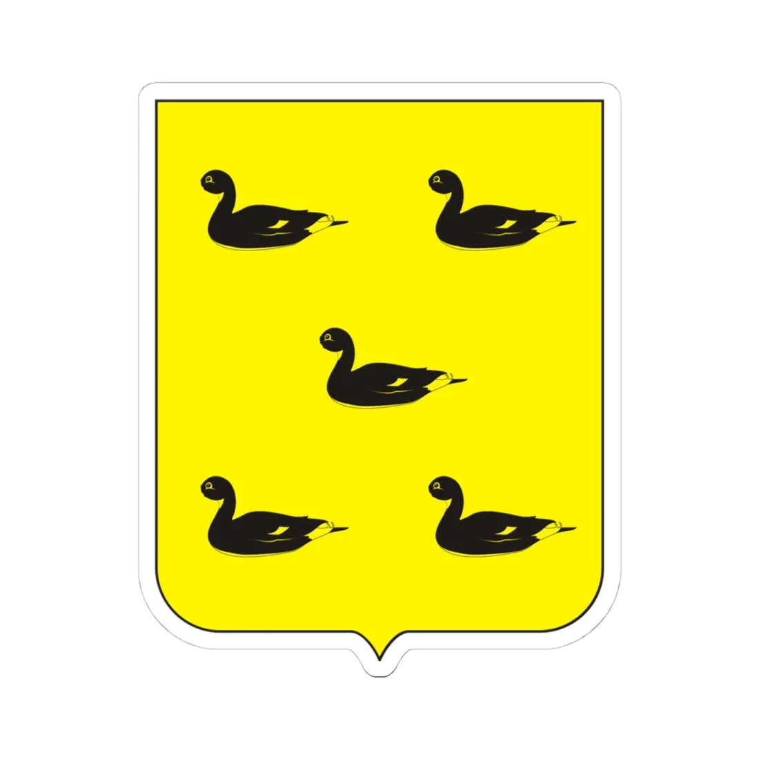 COA Baron of São João Marcos (Brazil) (Coat of Arms) STICKER Vinyl Kiss-Cut Decal - The Sticker Space