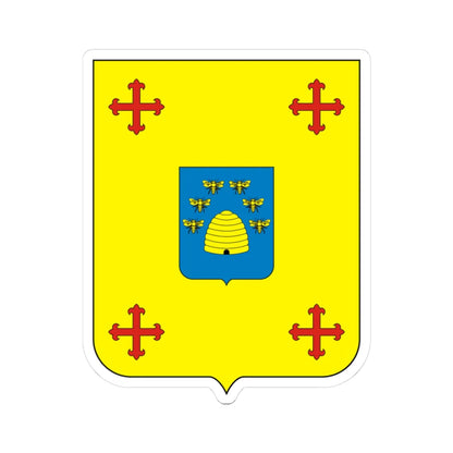 COA Baron of São Vítor (Brazil) (Coat of Arms) STICKER Vinyl Kiss-Cut Decal 3 Inch White - The Sticker Space