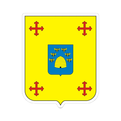 COA Baron of São Vítor (Brazil) (Coat of Arms) STICKER Vinyl Kiss-Cut Decal 4 Inch White - The Sticker Space