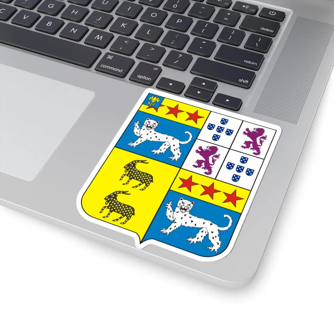 COA Baron of Valença (Brazil) (Coat of Arms) STICKER Vinyl Kiss-Cut Decal - The Sticker Space