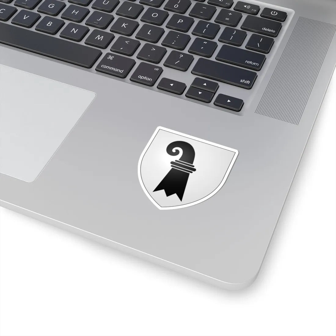 CoA Basel Canton (Switzerland) (Coat of Arms) STICKER Vinyl Kiss-Cut Decal - The Sticker Space