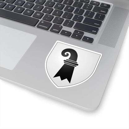 CoA Basel Canton (Switzerland) (Coat of Arms) STICKER Vinyl Kiss-Cut Decal - The Sticker Space