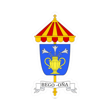 COA Basilica Begoña (Spain) (Coat of Arms) STICKER Vinyl Kiss-Cut Decal 2 Inch White - The Sticker Space