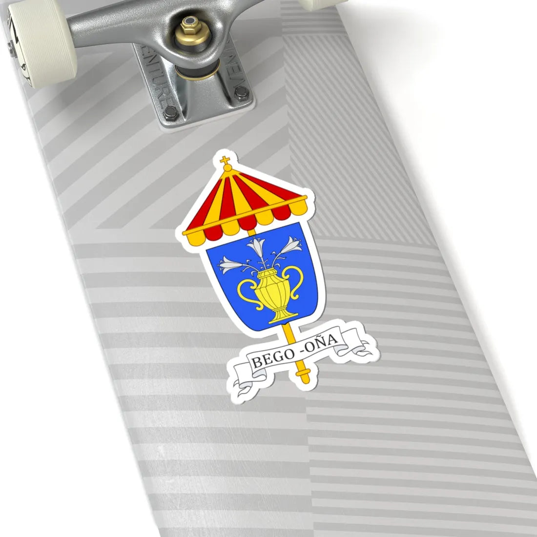 COA Basilica Begoña (Spain) (Coat of Arms) STICKER Vinyl Kiss-Cut Decal - The Sticker Space