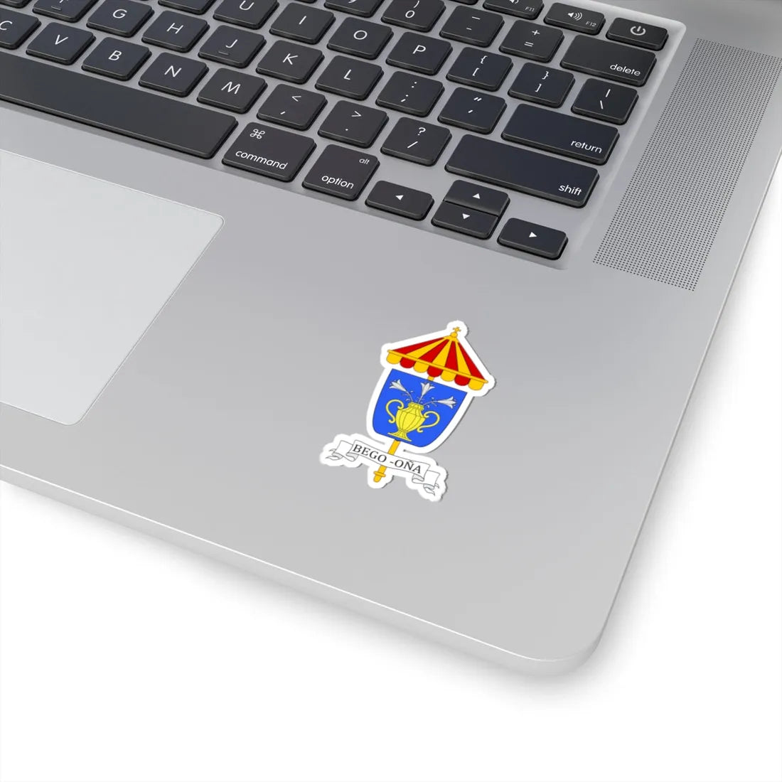 COA Basilica Begoña (Spain) (Coat of Arms) STICKER Vinyl Kiss-Cut Decal - The Sticker Space