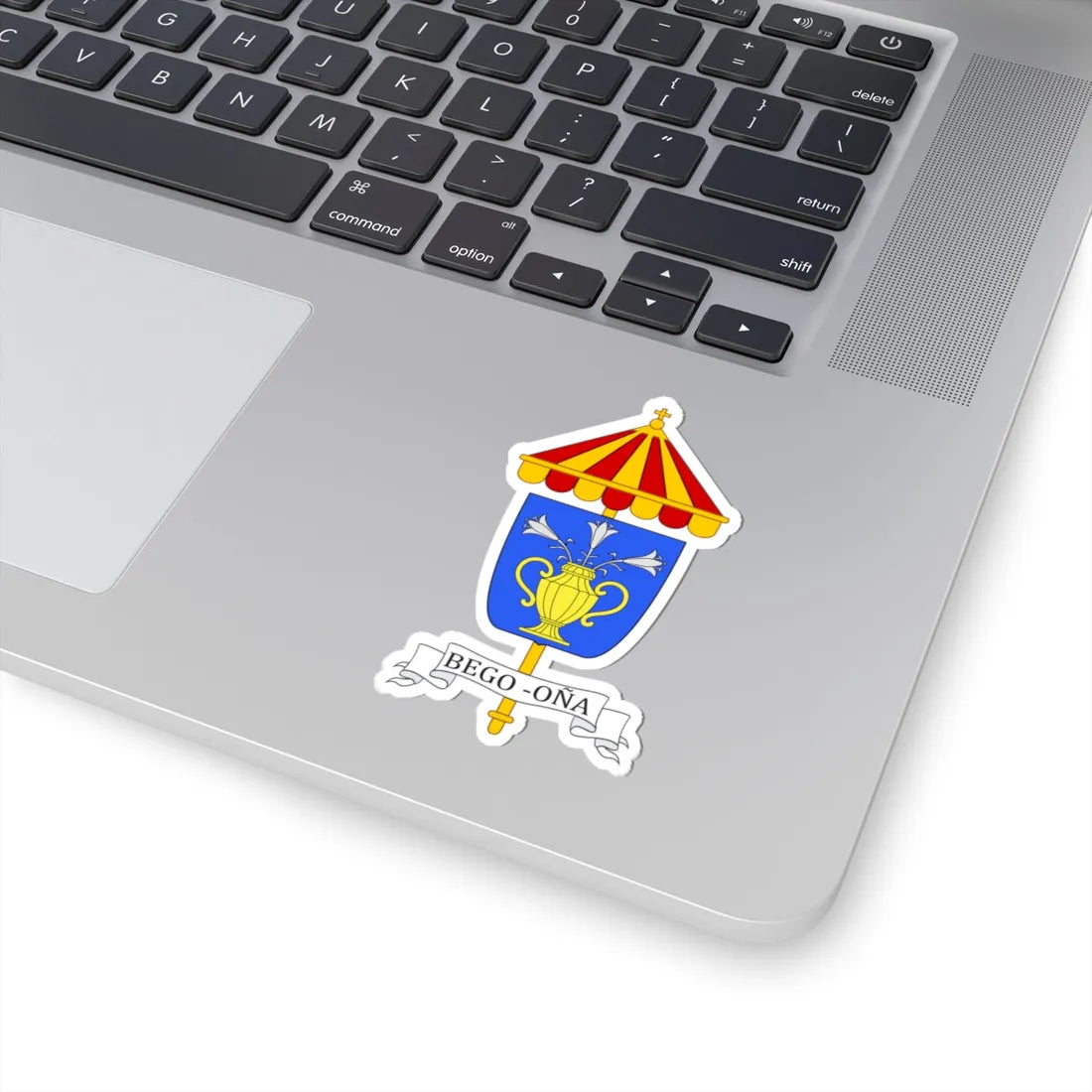 COA Basilica Begoña (Spain) (Coat of Arms) STICKER Vinyl Kiss-Cut Decal - The Sticker Space