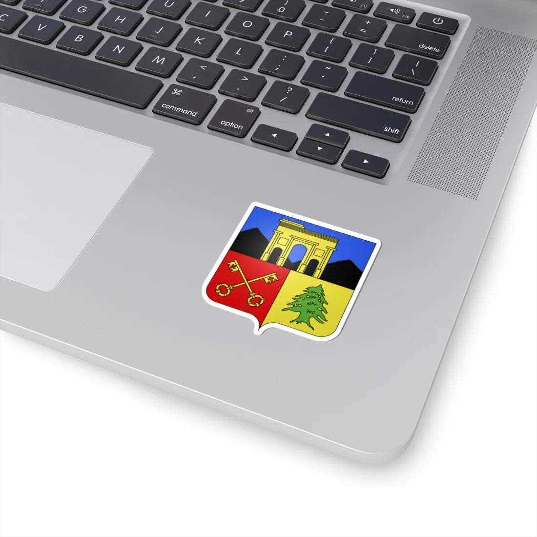 Coa Batna French Algeria (Algeria) (Coat of Arms) STICKER Vinyl Kiss-Cut Decal - The Sticker Space