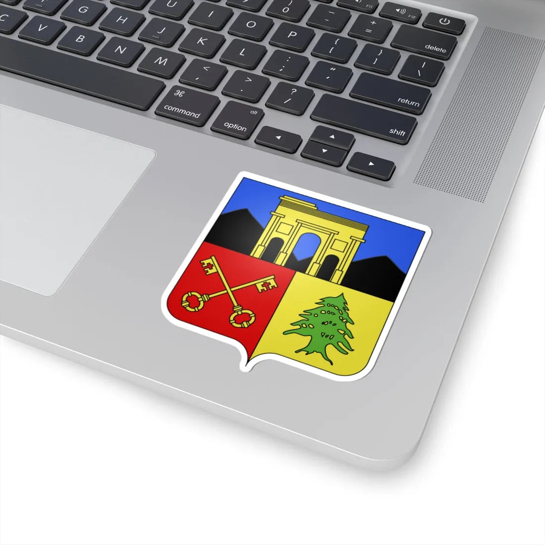 Coa Batna French Algeria (Algeria) (Coat of Arms) STICKER Vinyl Kiss-Cut Decal - The Sticker Space