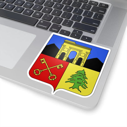 Coa Batna French Algeria (Algeria) (Coat of Arms) STICKER Vinyl Kiss-Cut Decal - The Sticker Space