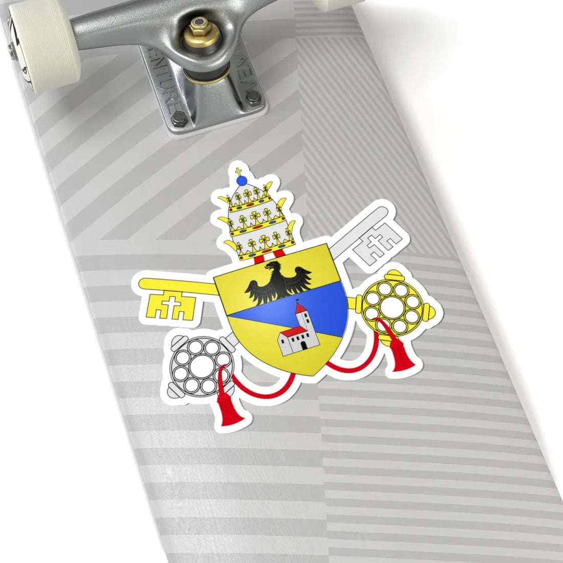 CoA Benedetto XV (Italy) (Coat of Arms) STICKER Vinyl Kiss-Cut Decal - The Sticker Space
