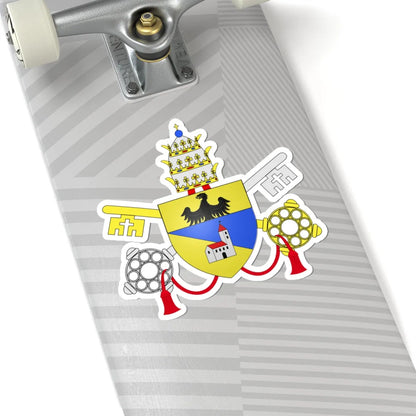CoA Benedetto XV (Italy) (Coat of Arms) STICKER Vinyl Kiss-Cut Decal - The Sticker Space
