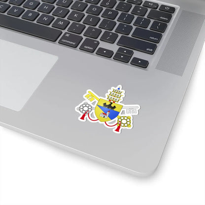 CoA Benedetto XV (Italy) (Coat of Arms) STICKER Vinyl Kiss-Cut Decal - The Sticker Space
