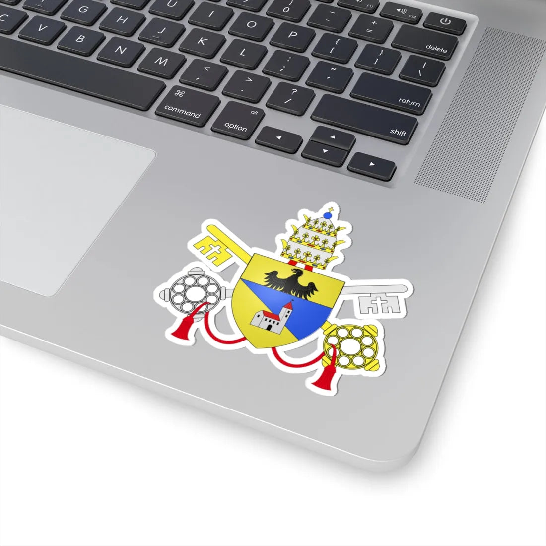 CoA Benedetto XV (Italy) (Coat of Arms) STICKER Vinyl Kiss-Cut Decal - The Sticker Space