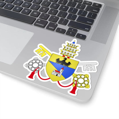 CoA Benedetto XV (Italy) (Coat of Arms) STICKER Vinyl Kiss-Cut Decal - The Sticker Space