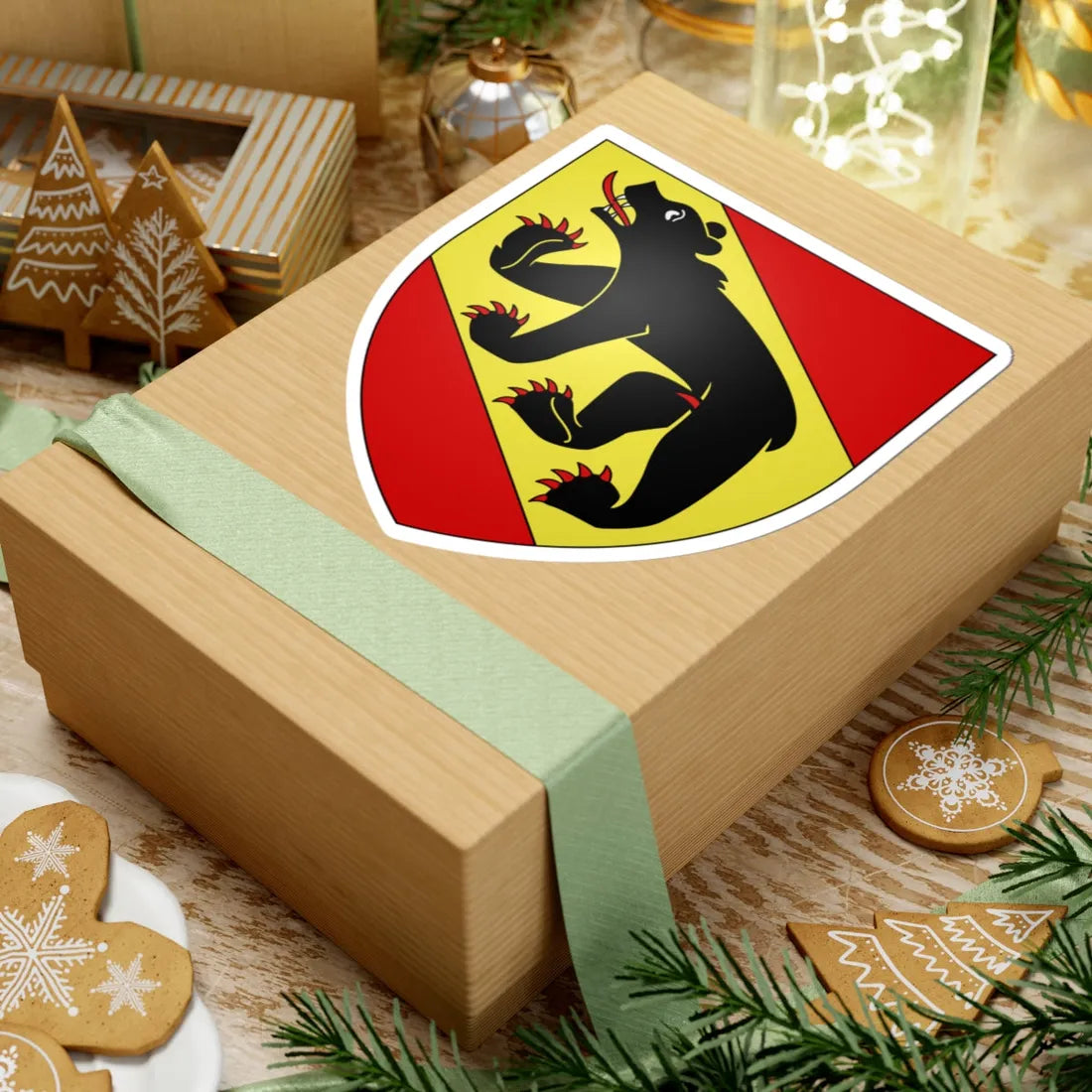 CoA Bern Canton (Switzerland) (Coat of Arms) STICKER Vinyl Kiss-Cut Decal - The Sticker Space