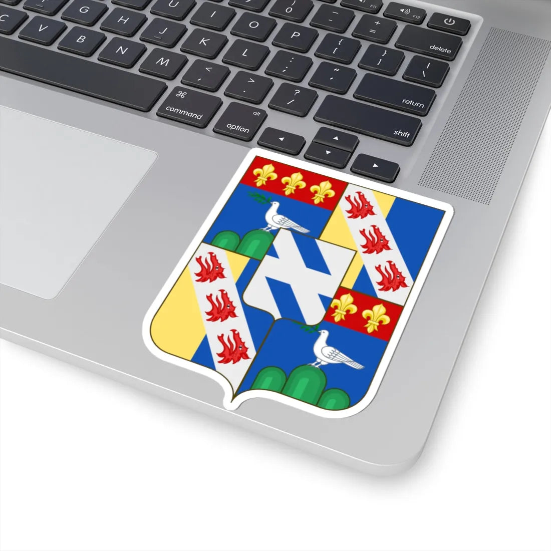 CoA Bianchi Dottula (Italy) (Coat of Arms) STICKER Vinyl Kiss-Cut Decal - The Sticker Space