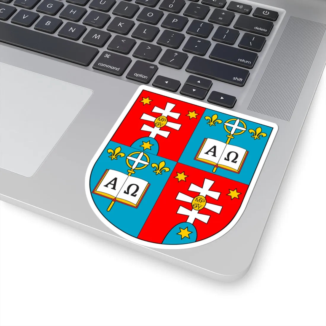 COA bishop UA Sasik Milan (Ukraine) (Coat of Arms) STICKER Vinyl Kiss-Cut Decal - The Sticker Space