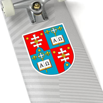 COA bishop UA Sasik Milan (Ukraine) (Coat of Arms) STICKER Vinyl Kiss-Cut Decal - The Sticker Space